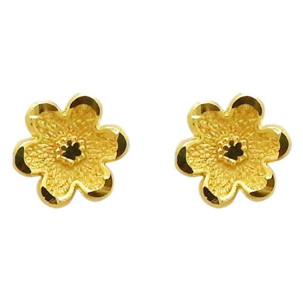 Kriaa Zinc Alloy Gold Plated Stud Earring - 1311731