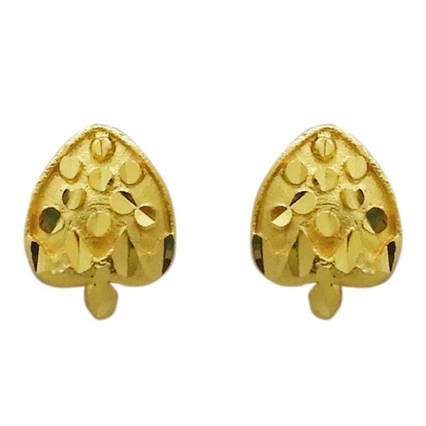 Kriaa Zinc Alloy Gold Plated Stud Earring - 1311735