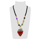 Urthn Multicolor Beads & Stone Grape Shape Necklace - 1108913