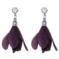 Urthn Silver Plated Tessel Dangler Earring - 1310901A