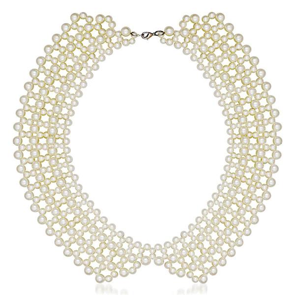 Beadside White Pearl Zinc Alloy Necklace - 1111103