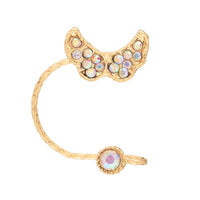 Urthn Gold Plated Austrian Stone Earr Cuff - 1310409A