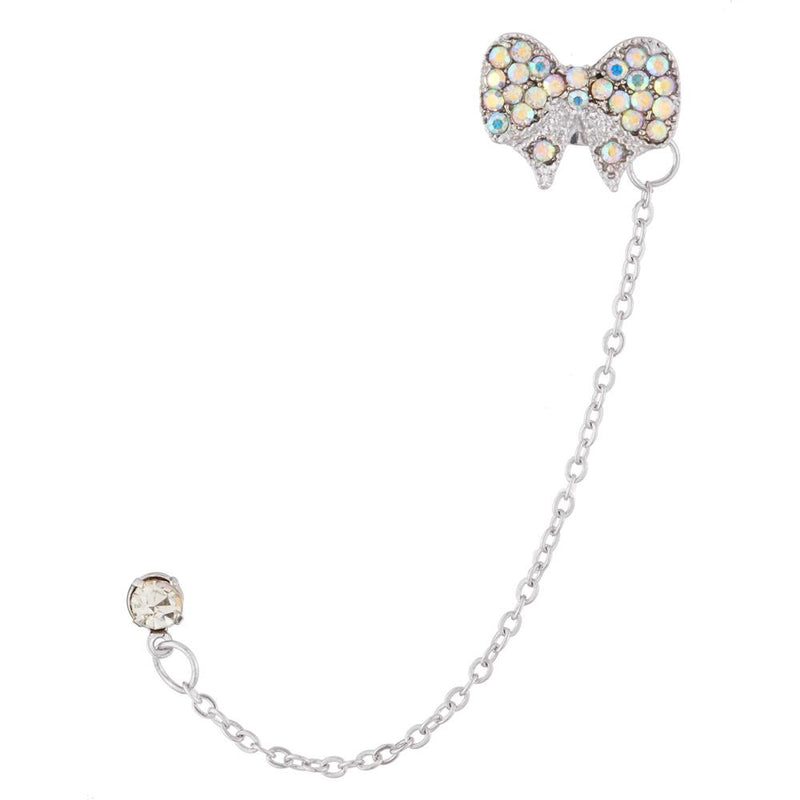 Urthn Silver Plated Austrian Stone Ear Cuff - 1310424A