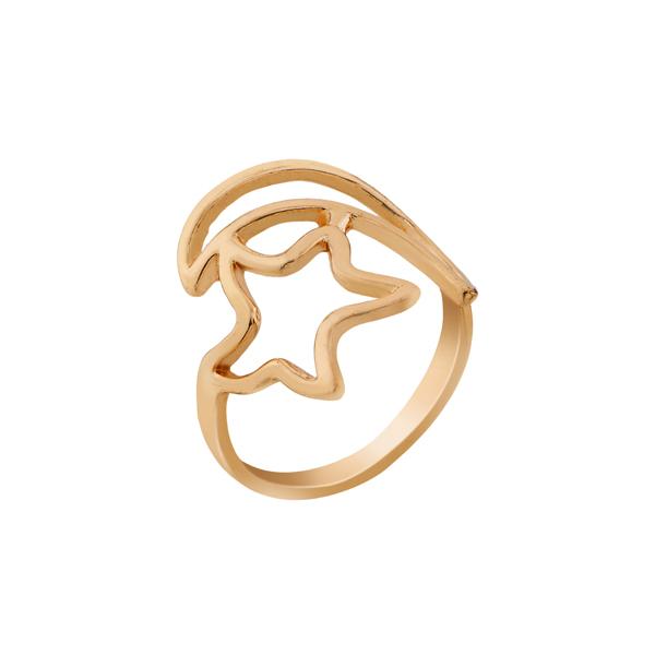 Urthn Gold Plated Star Design Ring - 1501820B_19