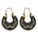 Urthn Antique Gold Plated Dangler Earrings - 1304727