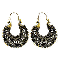 Urthn Antique Gold Plated Dangler Earrings - 1304727