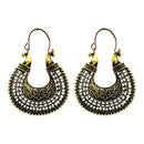 Urthn Antique Gold Plated Dangler Earrings - 1304728