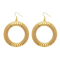 Urthn Gold Plated Dangler Earrings - 1310116A
