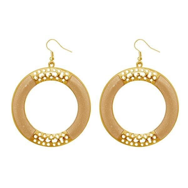 Urthn Gold Plated Dangler Earrings - 1310116A