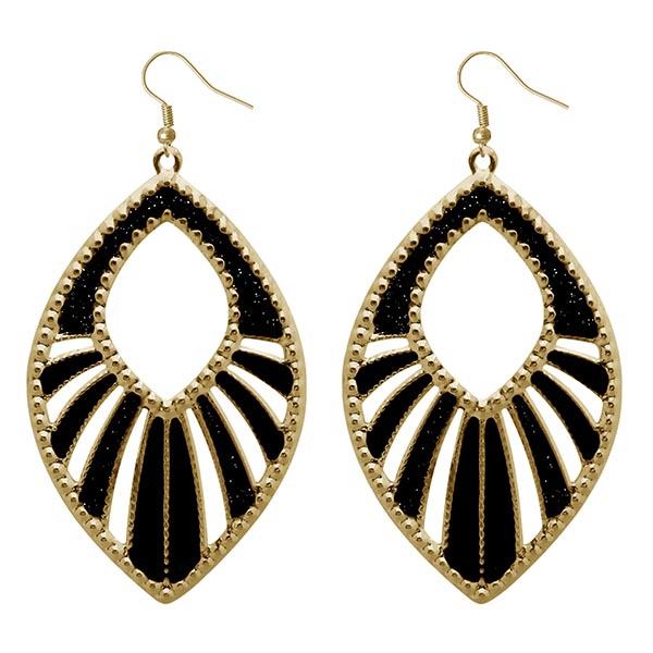 Urthn Gold Plated Dangler Earrings - 1310117F