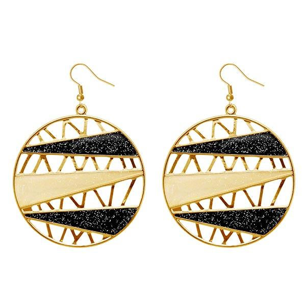 Urthn Gold Plated Dangler Earrings - 1310118C