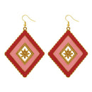 Urthn Gold Plated Dangler Earrings - 1310120B
