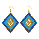 Urthn Gold Plated Dangler Earrings - 1310120C
