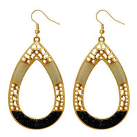 Urthn Gold Plated Dangler Earrings - 1310126C