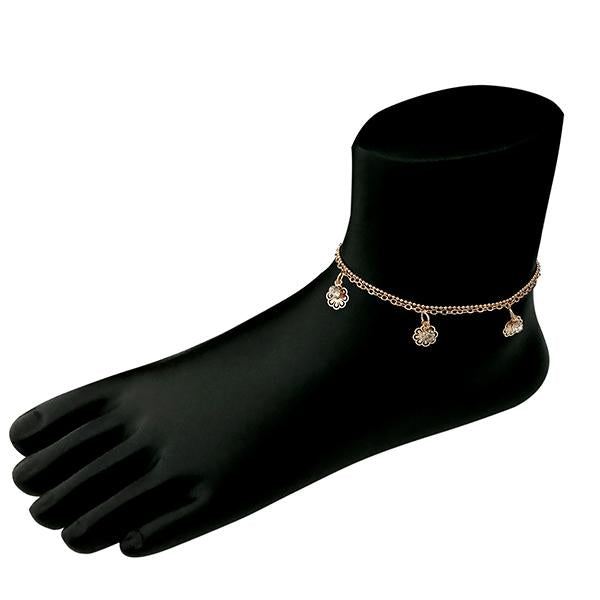 Urthn Gold Plated Austrian Stone Anklet - 1501728A