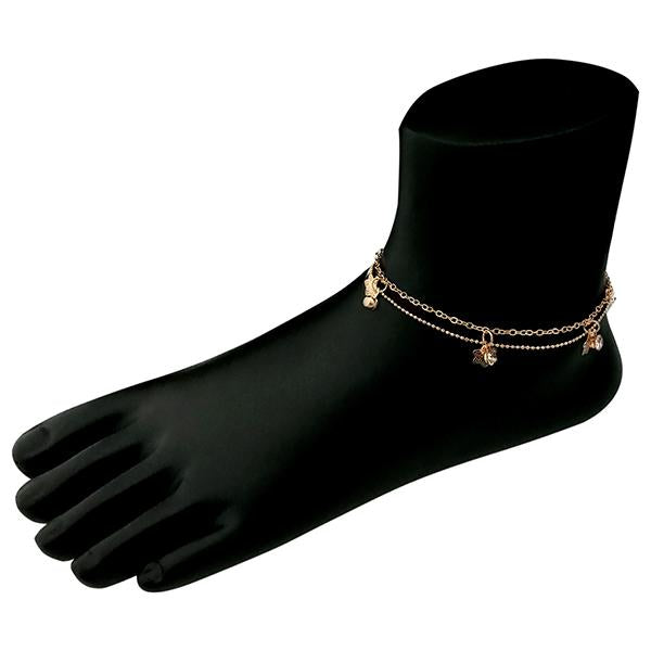 Urthn Gold Plated Austrian Stone Anklet - 1501729A