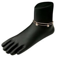 Urthn Gold Plated Austrian Stone Anklet - 1501730A