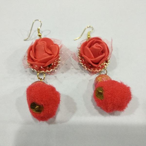 Urthn Floral Design Dangler Earrings - 1313433F