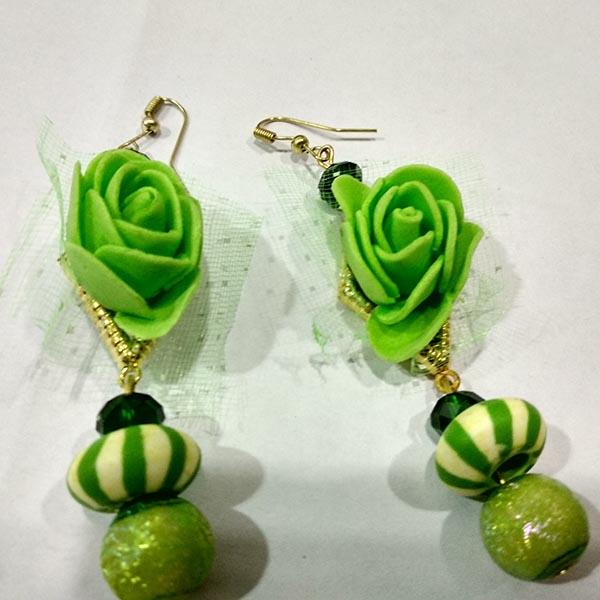 Urthn Floral Design Dangler Earrings - 1313435D