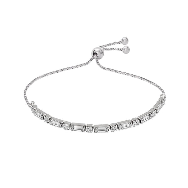 Etnico Rose Gold-Plated Pull Chain Bracelet (Women) - ADB168S