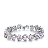 Etnico Silver-Plated Chain Bracelet (Women) - ADB181Pi