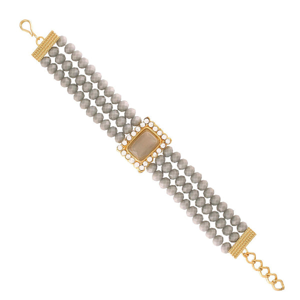 Etnico Gold-Plated Layered Bracelet (Women) - ADB237Gr