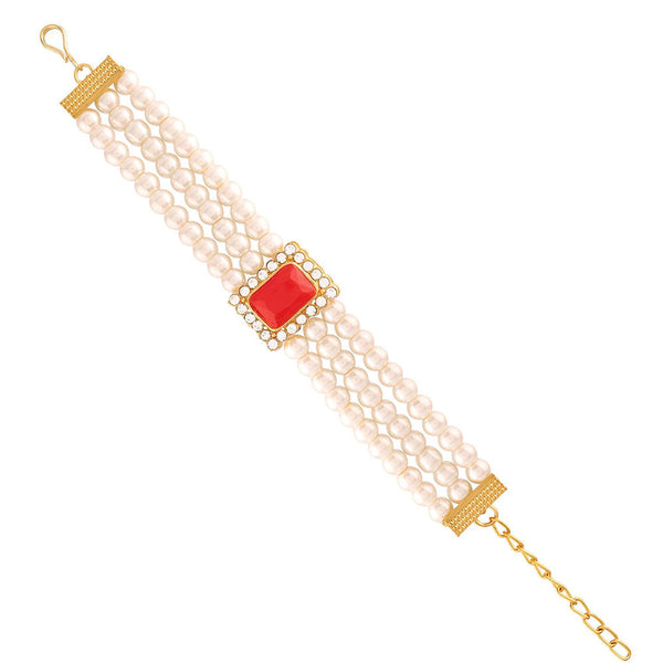 Etnico Gold-Plated Layered Bracelet (Women) - ADB237R