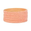 Etnico 18K Gorgeous Traditional Multi Color Plain Metal Velvet Chuda Bangle Set for Women & Girls (ADB329-a) (Set of 48 )