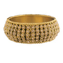 Etnico 18K Gold Plated Intricately Handcrafted Kada Embellished with Stones For Women (ADB425FL-a) (Pack of 1)