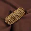 Etnico 18K Gold Plated Intricately Handcrafted Kada Embellished with Stones For Women (ADB425FL-a) (Pack of 1)
