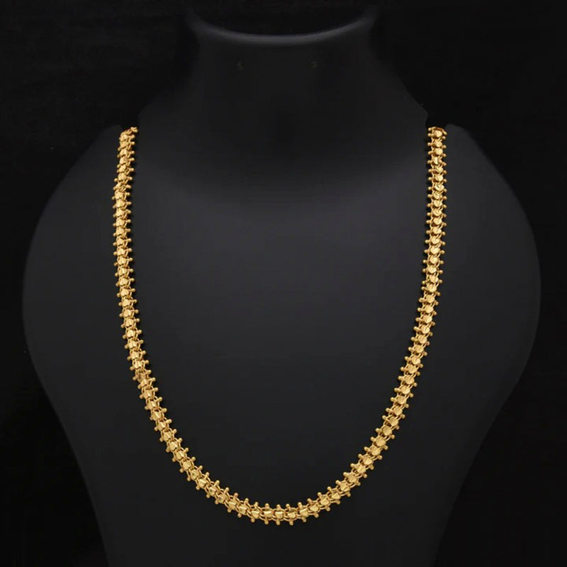 Mahavir Gold Plated Chain