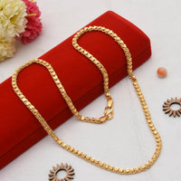 Mahavir Gold Plated Chain