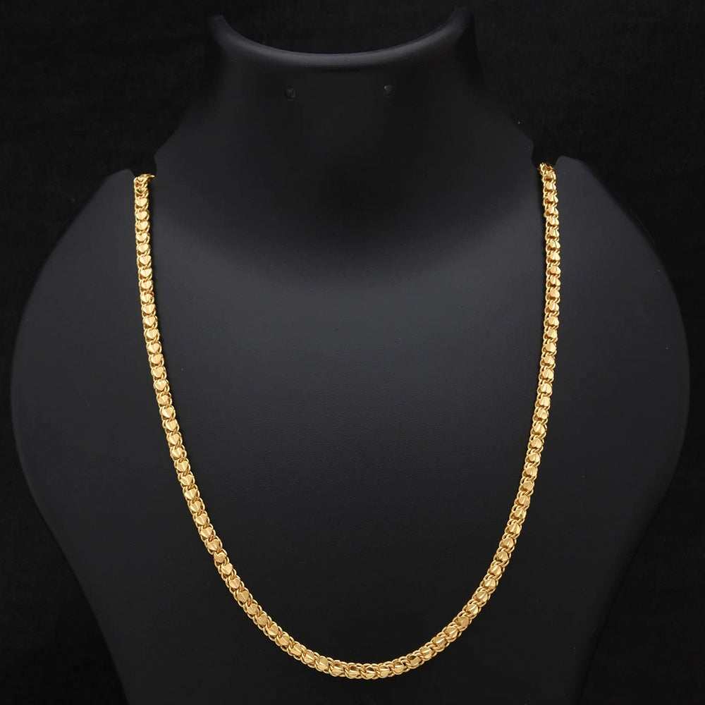 Mahavir Gold Plated Chain
