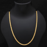Mahavir Gold Plated Chain