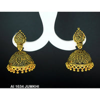 Mahavir Gold Plated Jhumki Earrings -AI Jumkhi 1634