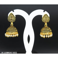 Mahavir Gold Plated Pearl Jhumki Earrings -AI Jumkhi 1652