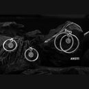 Ashtahnika AD Stone 925 Sterling Silver Pendant Set