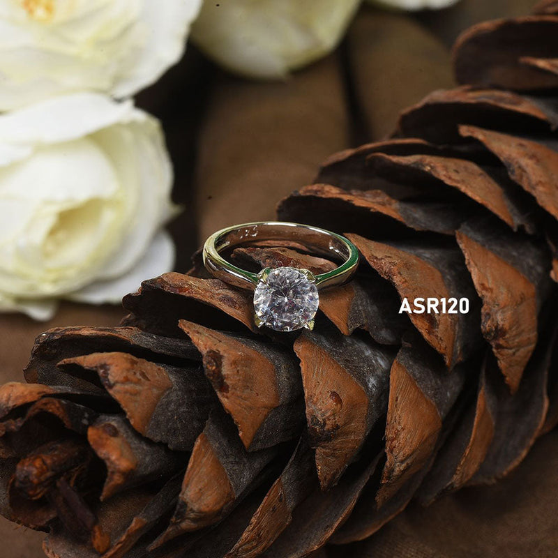 Bhavi Jewels Silver Plated Ring