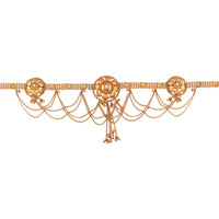 Etnico 18k Gold Plated Traditional Ethnic Kamarband/Waist Belly Chain for Women (B024)