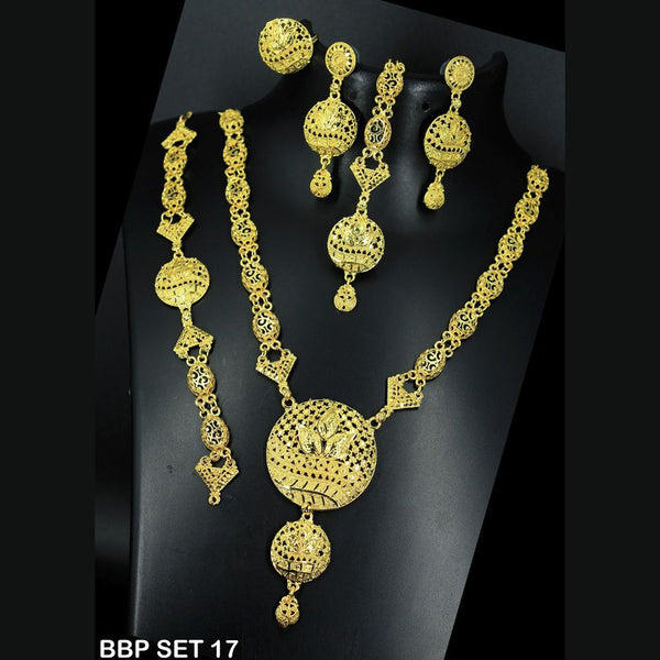 Mahavir Forming Gold Necklace Set  - BBP SET 17