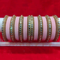 Martina Jewels Pack Of 6 Traditional Gold Plated Thread Bangles Set