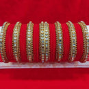 Martina Jewels Pack Of 6 Traditional Gold Plated Thread Bangles Set