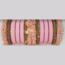 Martina Jewels Pack Of 6 Traditional Gold Plated Thread Bangles Set