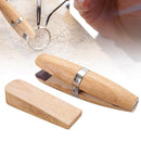 Beadsnfashion 6 Inch Wooden Ring Clamp With Wedge
