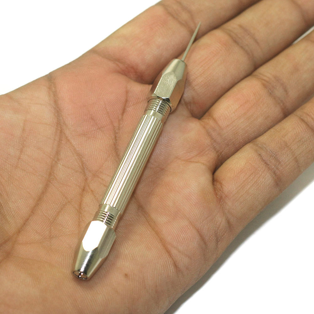 Beadsnfashion Mini Spiral Double Ended Pin Vise With 3 Pcs Needle