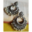 Blythediva Pack Of 3 Oxidised Plated Dangler Earrings