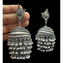 Blythediva Pack Of 3 Oxidised Plated Jhumki Earrings