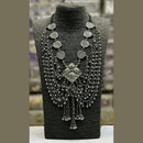 Blythediva Oxidised Plated Pack Of 3 Long Necklace Set