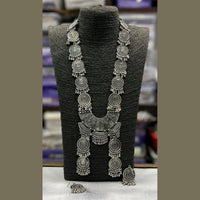 Blythediva Oxidised Plated Pack Of 3 Long Necklace Set