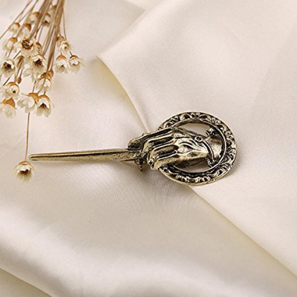 Mahi Valentine Gift Game Of Thrones Hand Of The King Pin Brooch (Medium - 5 Cm)